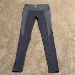 color blocked workout full length leggings